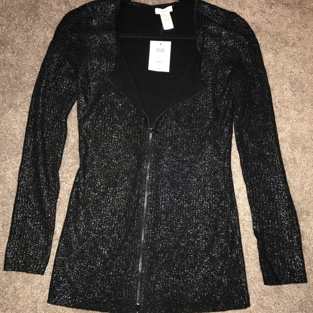 Cache zip top size M NWT